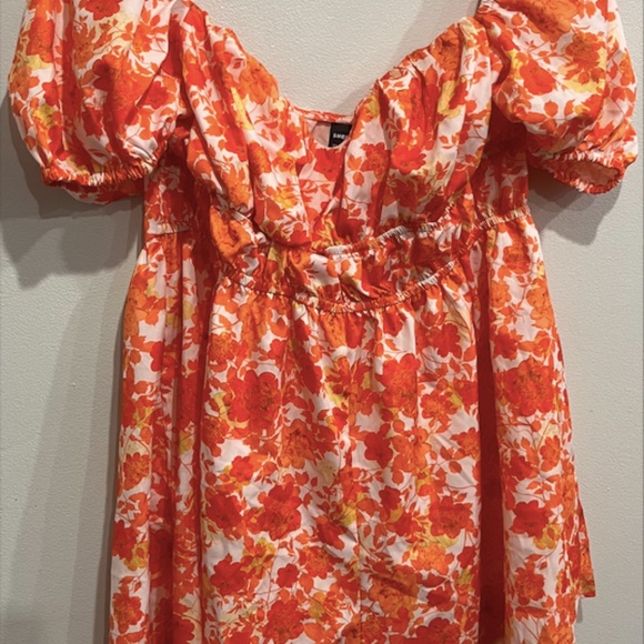 Orange Romper - Picture 2 of 3